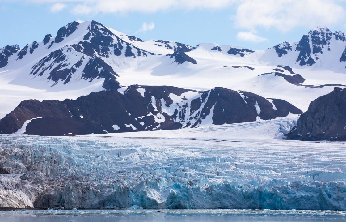 "Svalbard Glacier" stock image