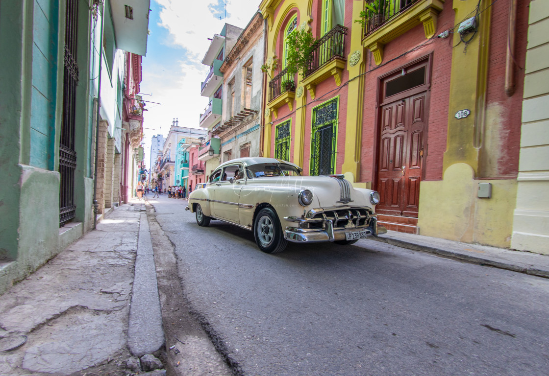 "The cars of Havana" stock image