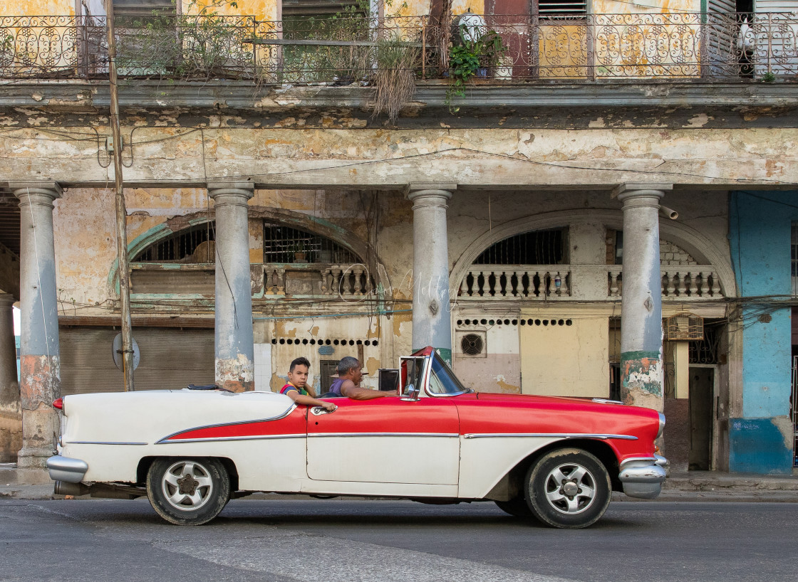 "Cars around Havana" stock image