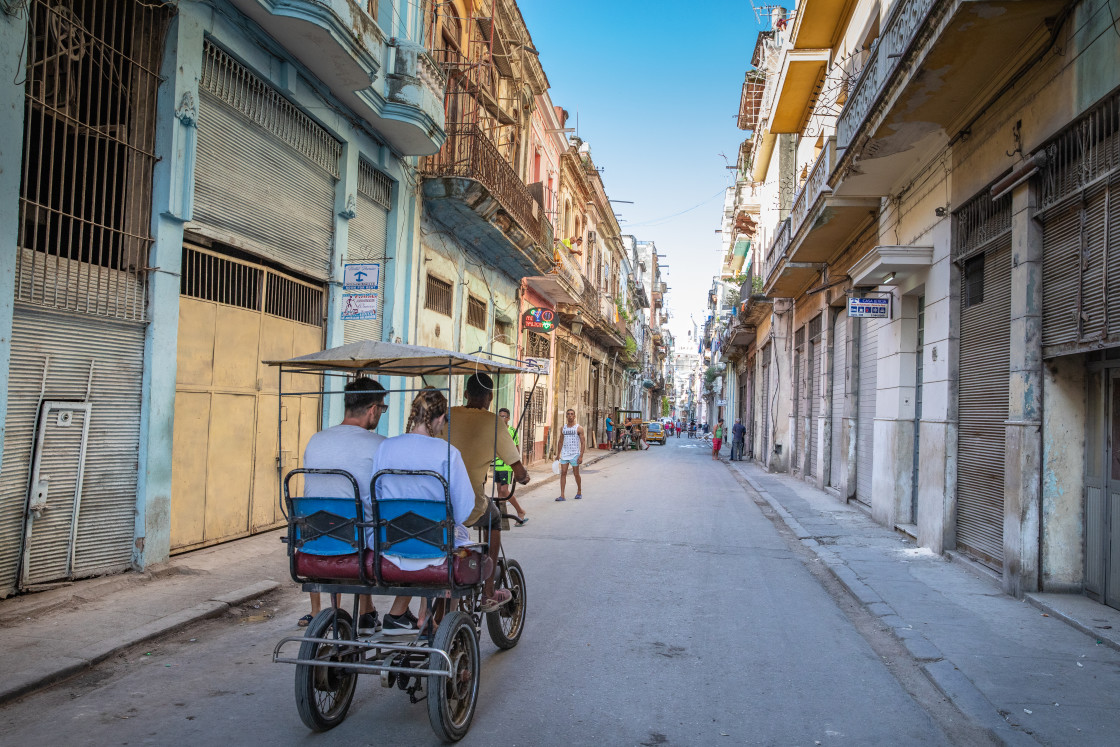 "Street scene in Havana" stock image