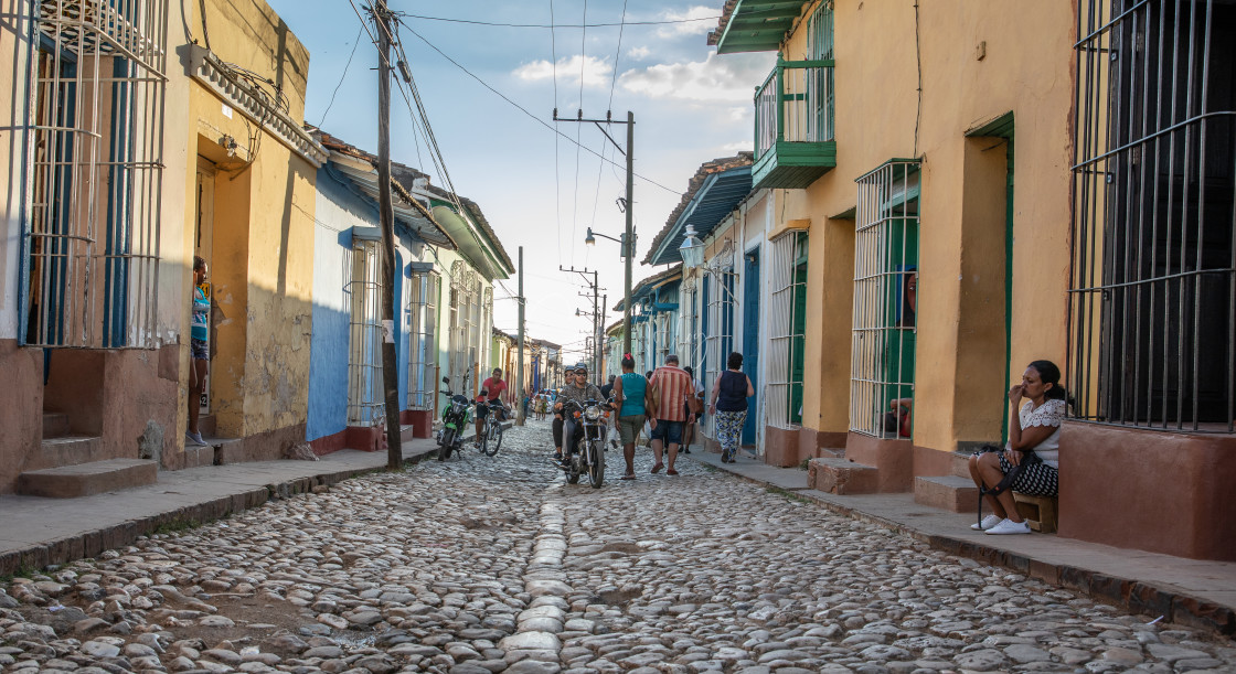 "The streets of Trinidad, Cuba" stock image