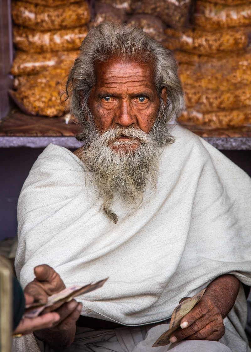 "Indian Spice dealer" stock image