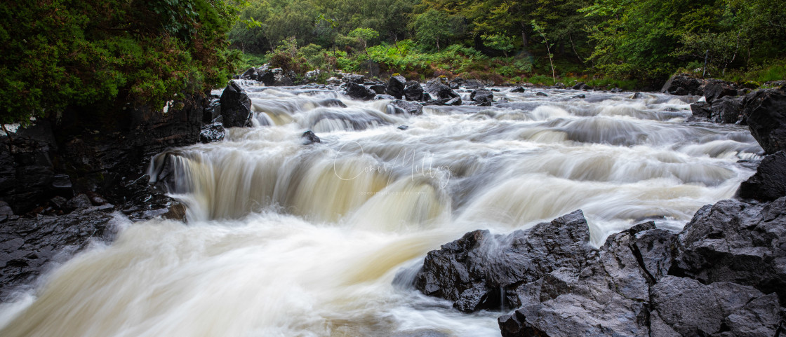 "Fast flowing water" stock image