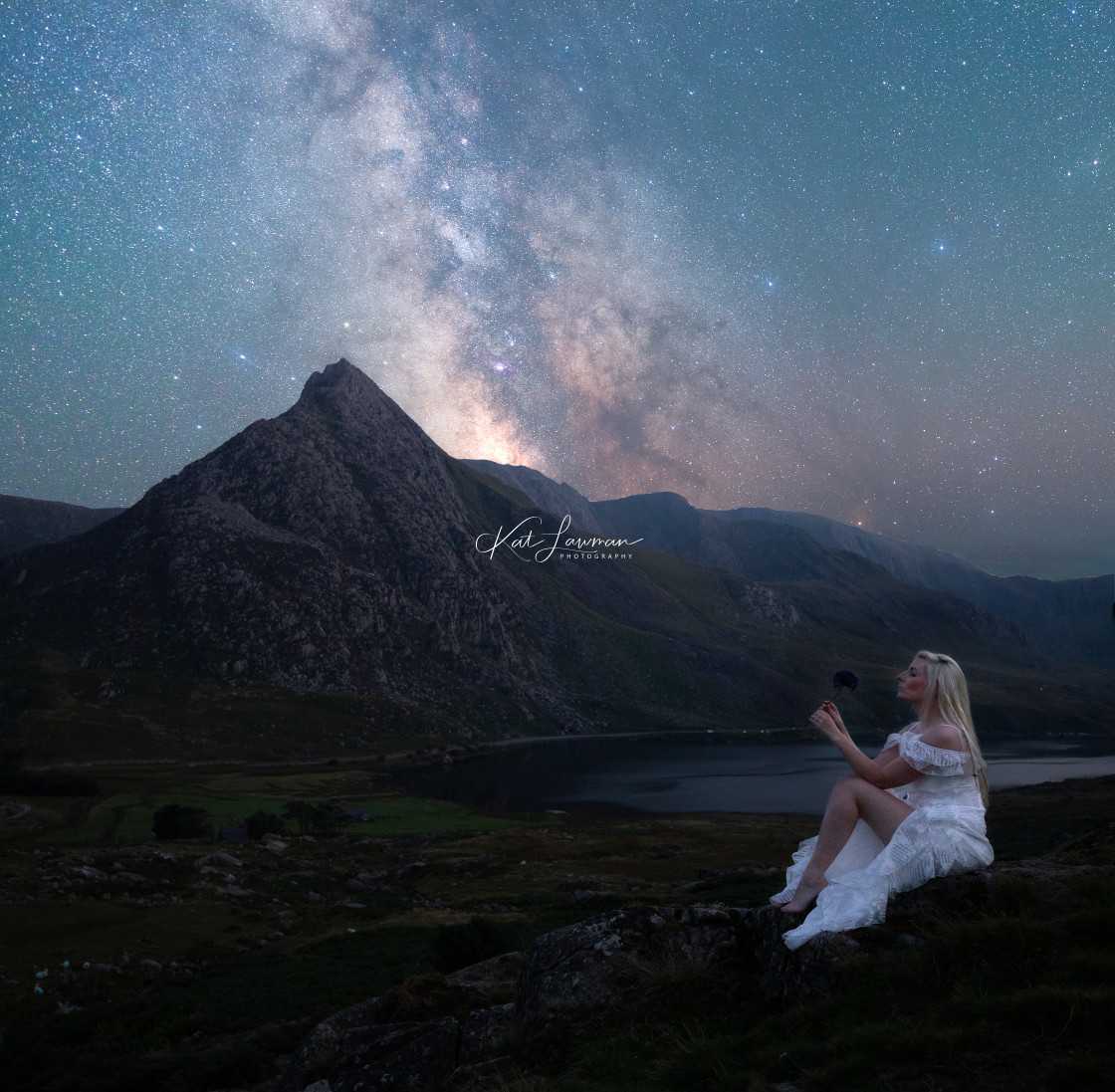 "Milky way night fairy, Tryfan , Snowdonia" by Kat Lawman - $37.04 "Milky way night fairy, Tryfan , Snowdonia" stock image