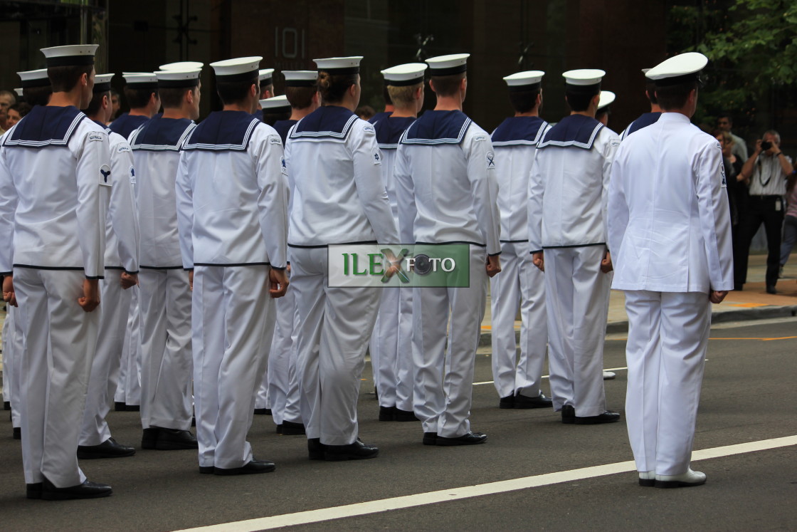 "Navy cadets on parade in North Sydney" by ileX.FOTO / h.cuny - £8.00 "Navy cadets on parade in North Sydney" stock image