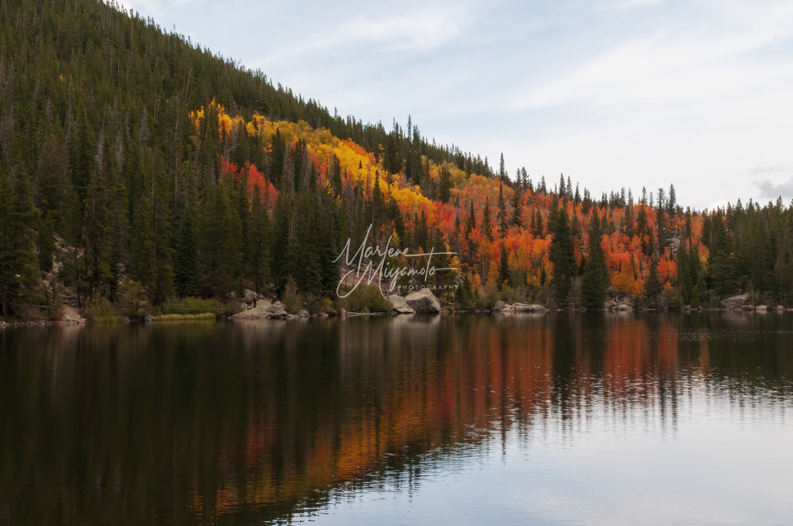 "Rocky Mountain Fall III" stock image