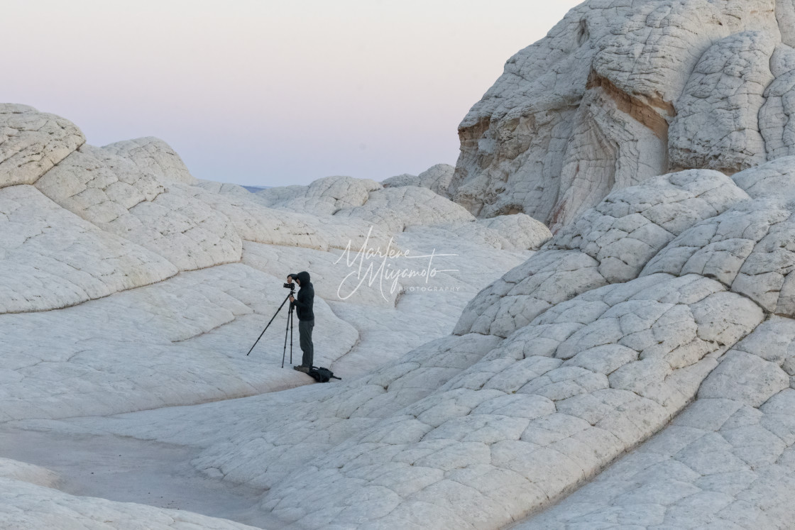 "Dawn at White Pocket Arizona I" stock image