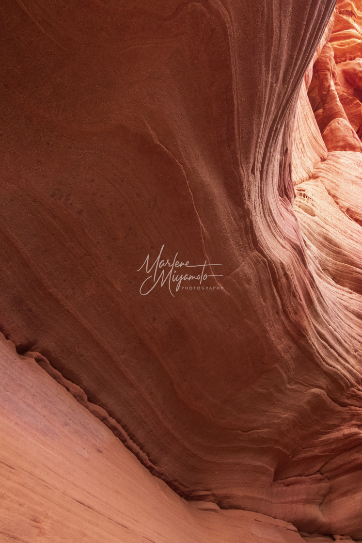 "Peek-A-Boo/Red Slot Canyon, Utah II" stock image