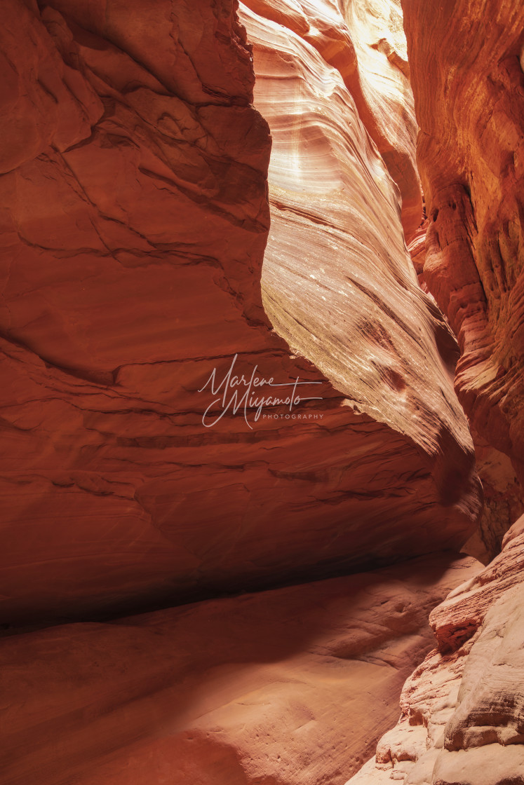 "Peek-A-Boo/Red Slot Canyon, Utah VII" stock image