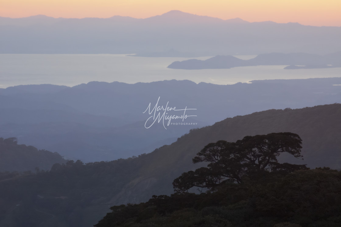 "Nicoya Bay Sunset Prototypical" stock image