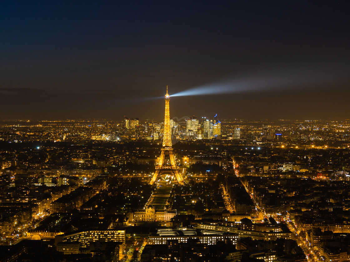 "Paris by night" by Remy Musser Premium Collection - £50.00 "Paris by night" stock image