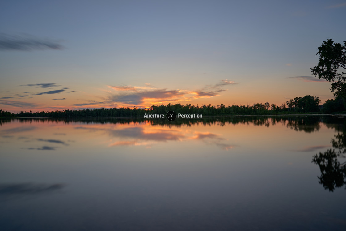 "Splendid Sunset" stock image