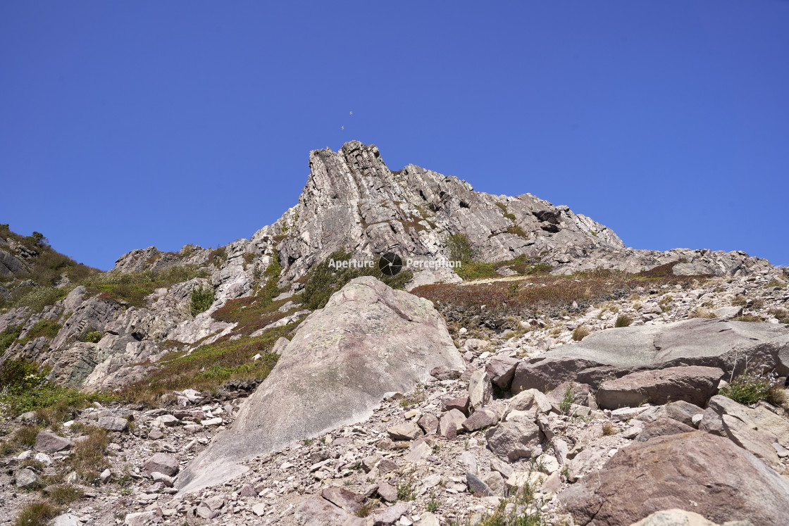 "Peaks at Signal HIll" stock image