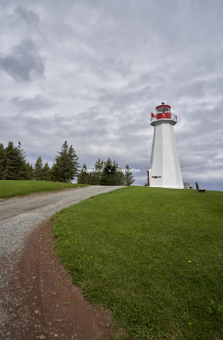 "Cape George Lighthouse" stock image