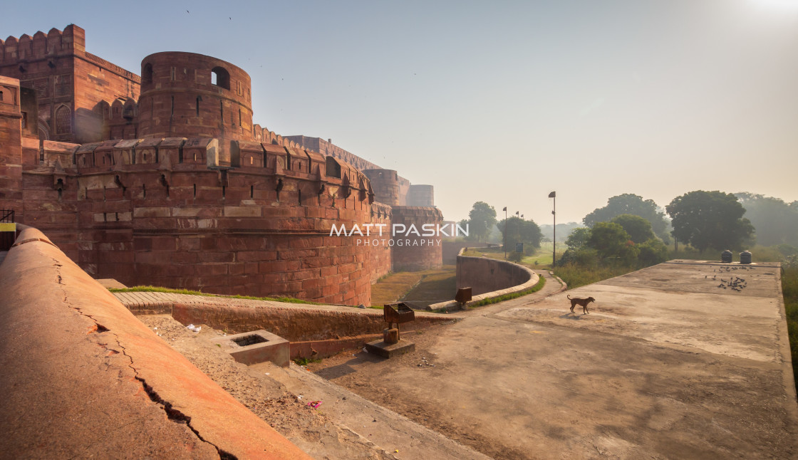 "Agra Fort Entrance." stock image