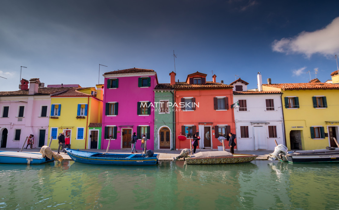 "Burano Colours" stock image