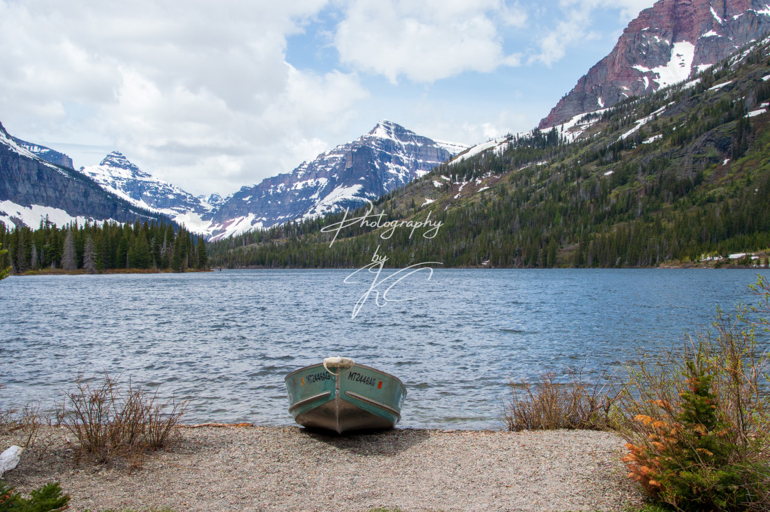 "Mountain Boat" stock image