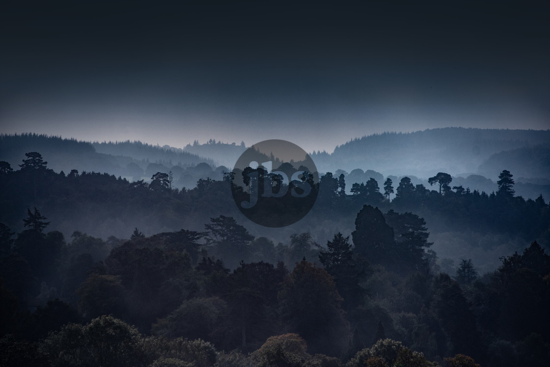 "Dorking hills" stock image