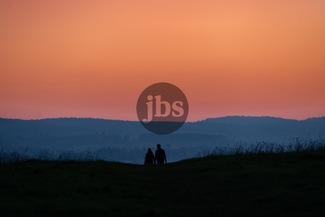 "Holding hands" stock image