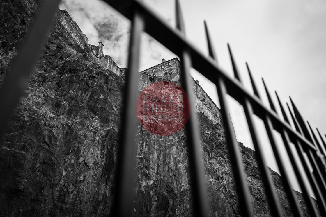 "Edinburgh Castle, Scotland" by Calzo - £10.00 "Edinburgh Castle, Scotland" stock image