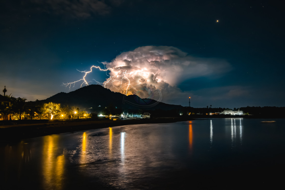 "Stormy Sulawesi Skies" stock image