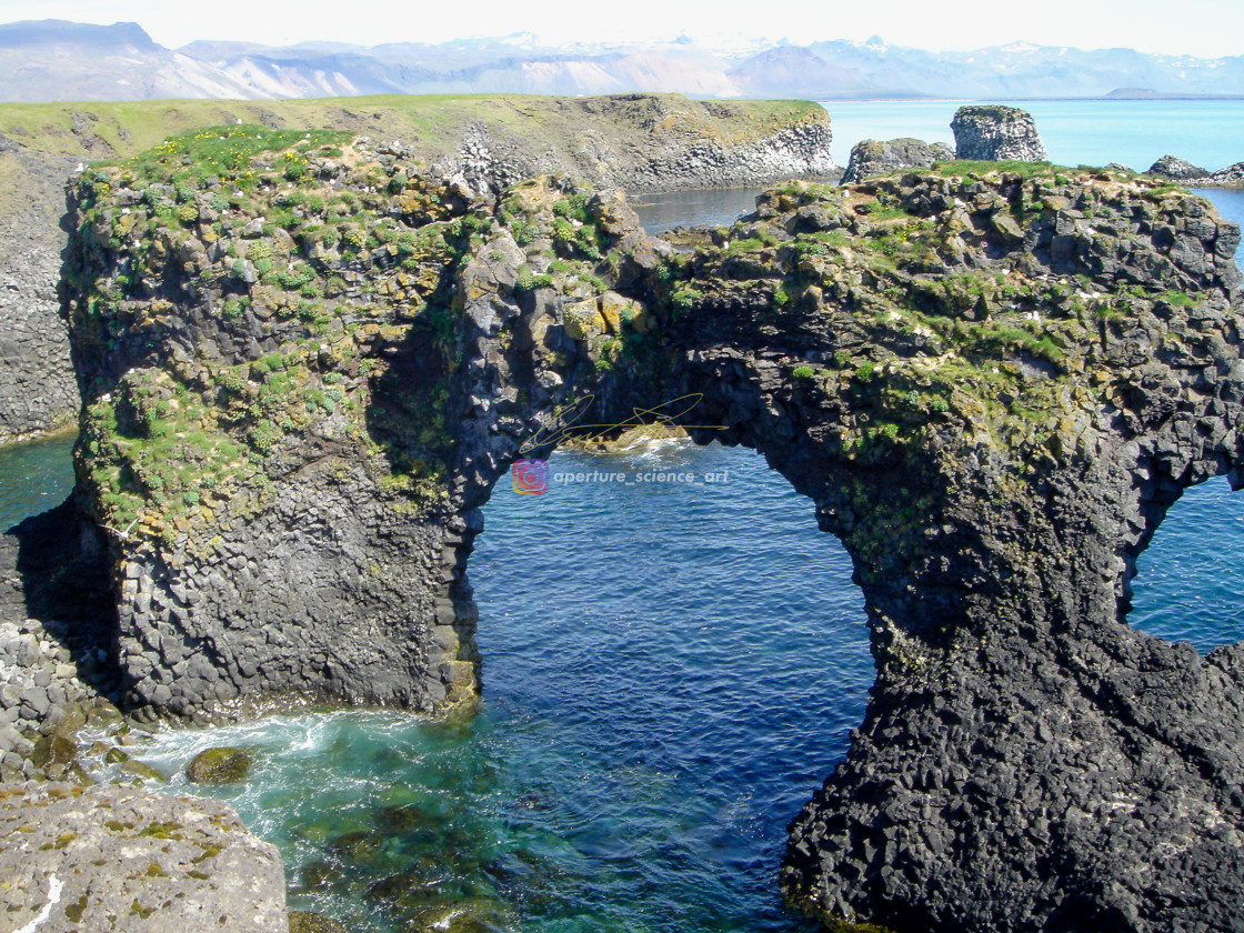 "Iceland Höfnin á Arnarstapa" stock image