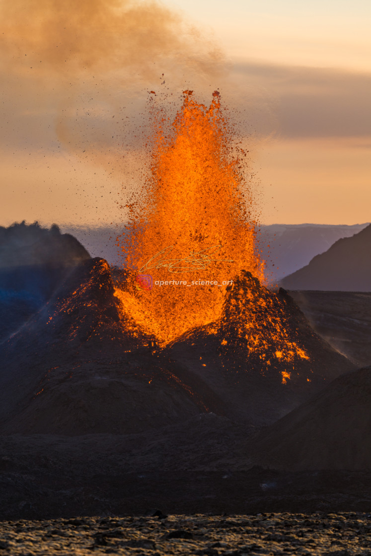 "Iceland - Fire 28" stock image