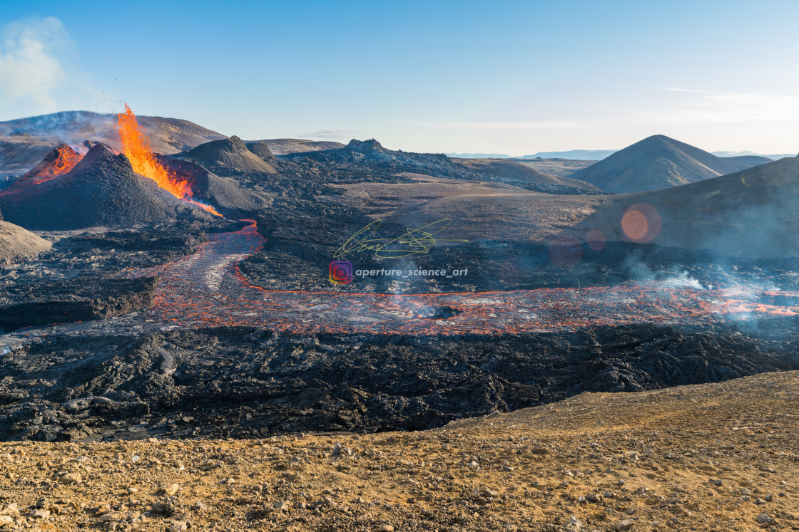 "Iceland - Fire 32" stock image