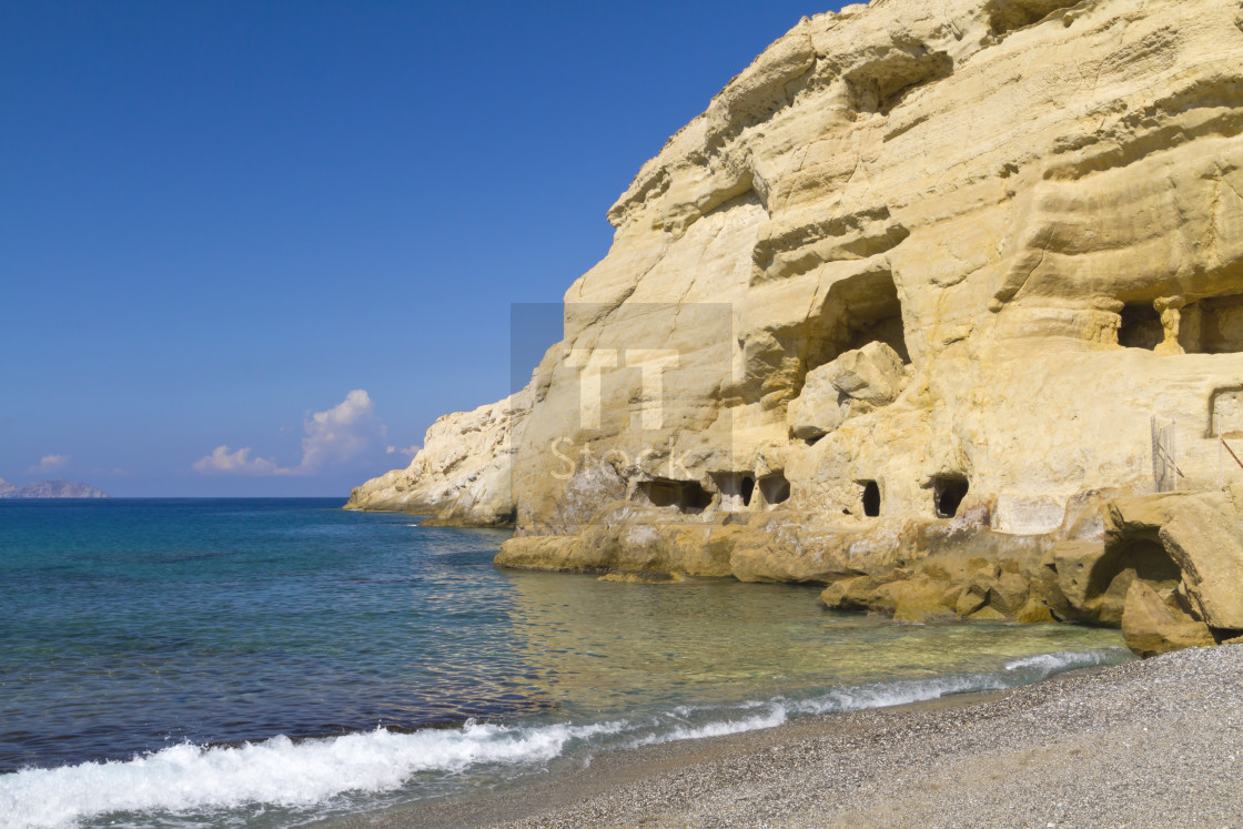 "Hippy caves" stock image