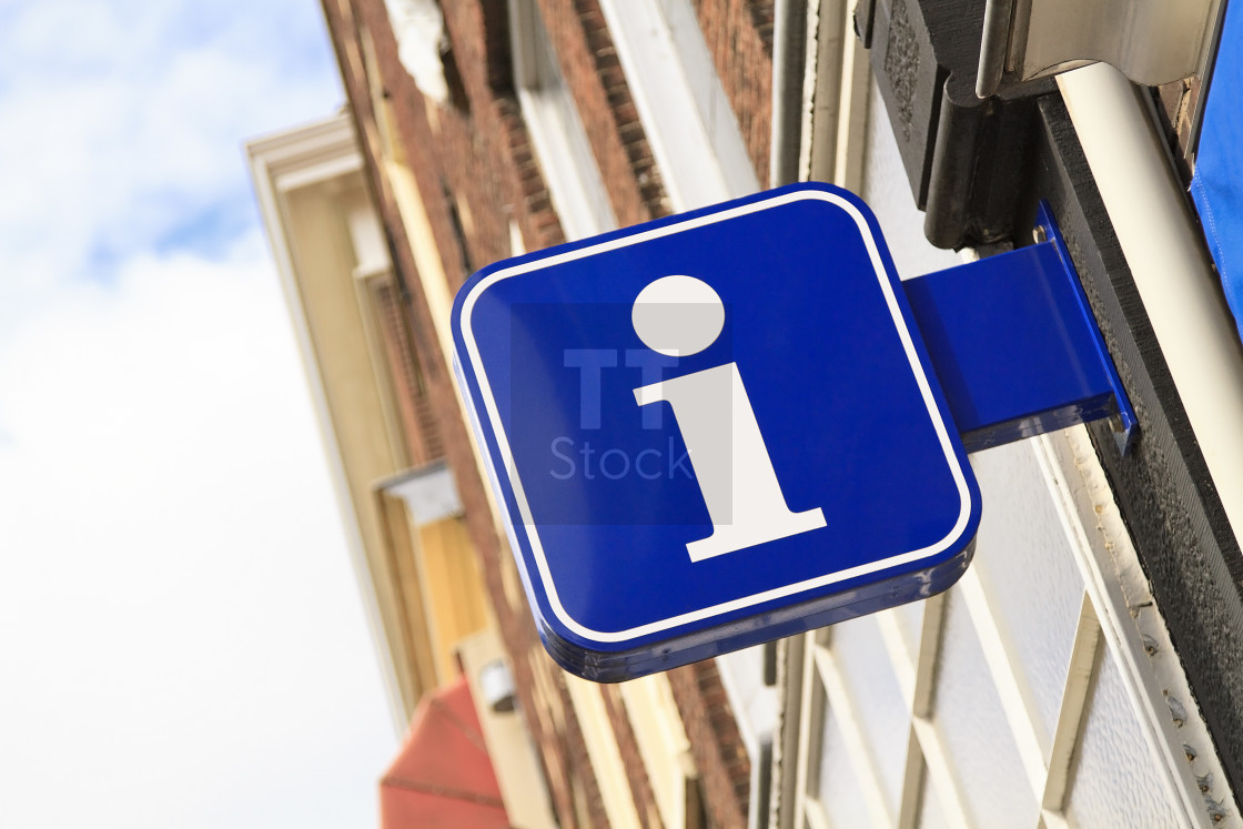 "Tourist information sign" stock image