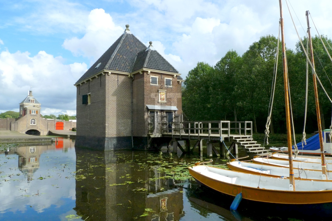 "Historical 'Kruithuis' in Delft" stock image