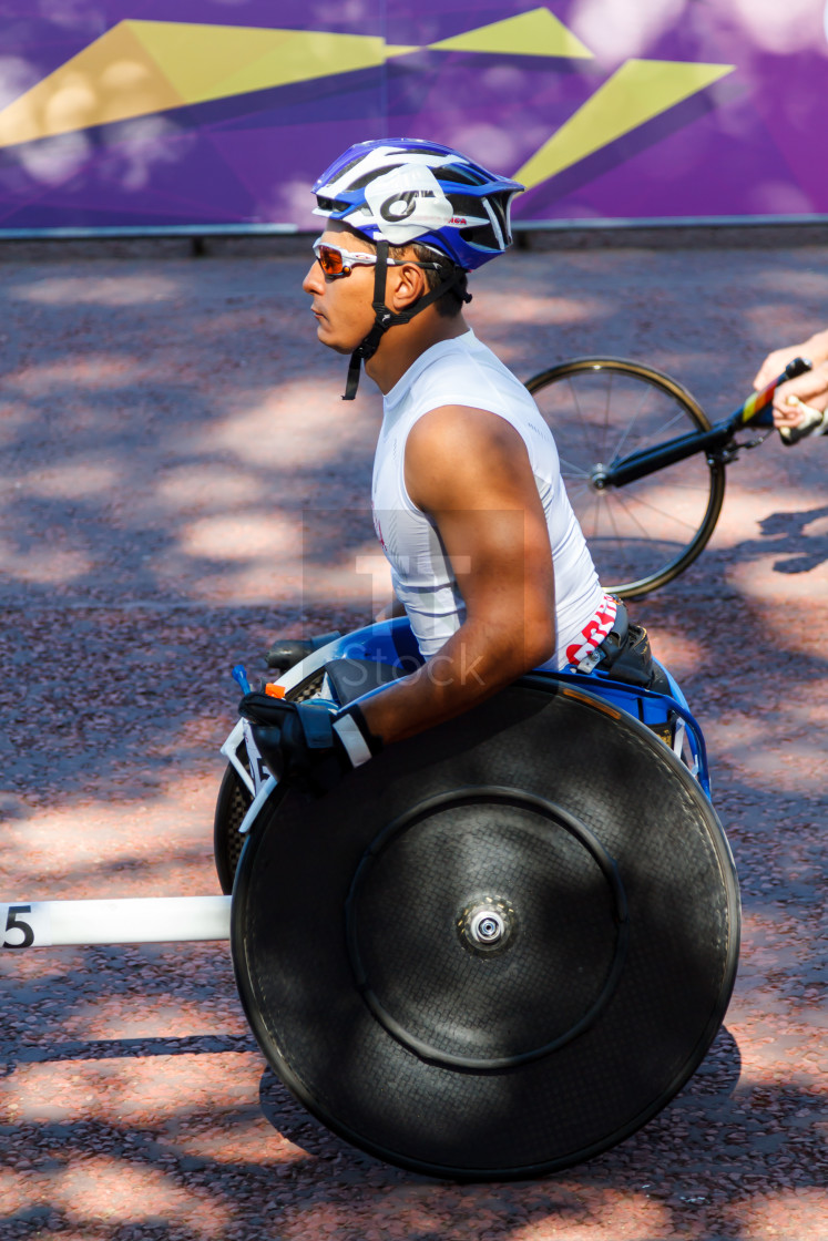 "Paralympic Laurens Molina Sibaja" stock image