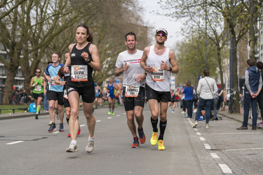 "A tough race" stock image