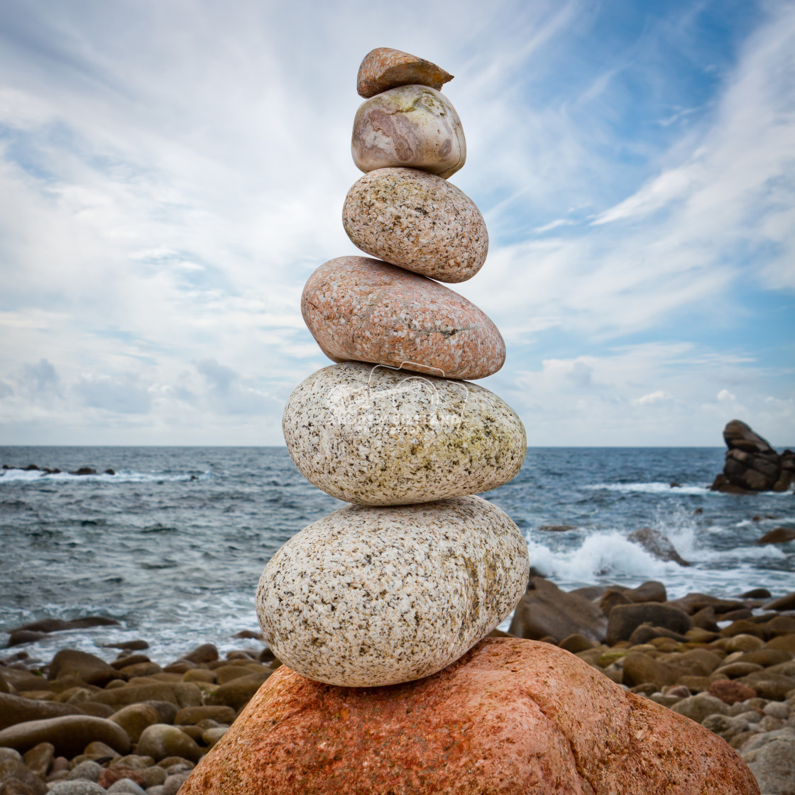 "Seven Stones Stack" stock image