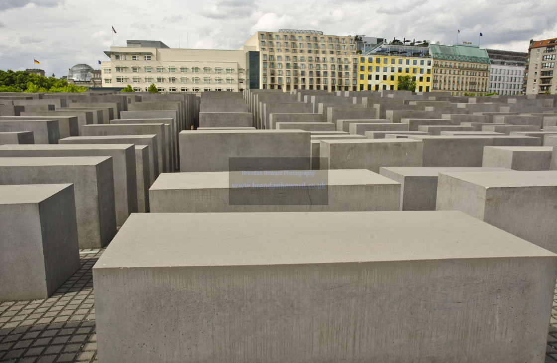 "Holocaust Memorial, Berlin" stock image