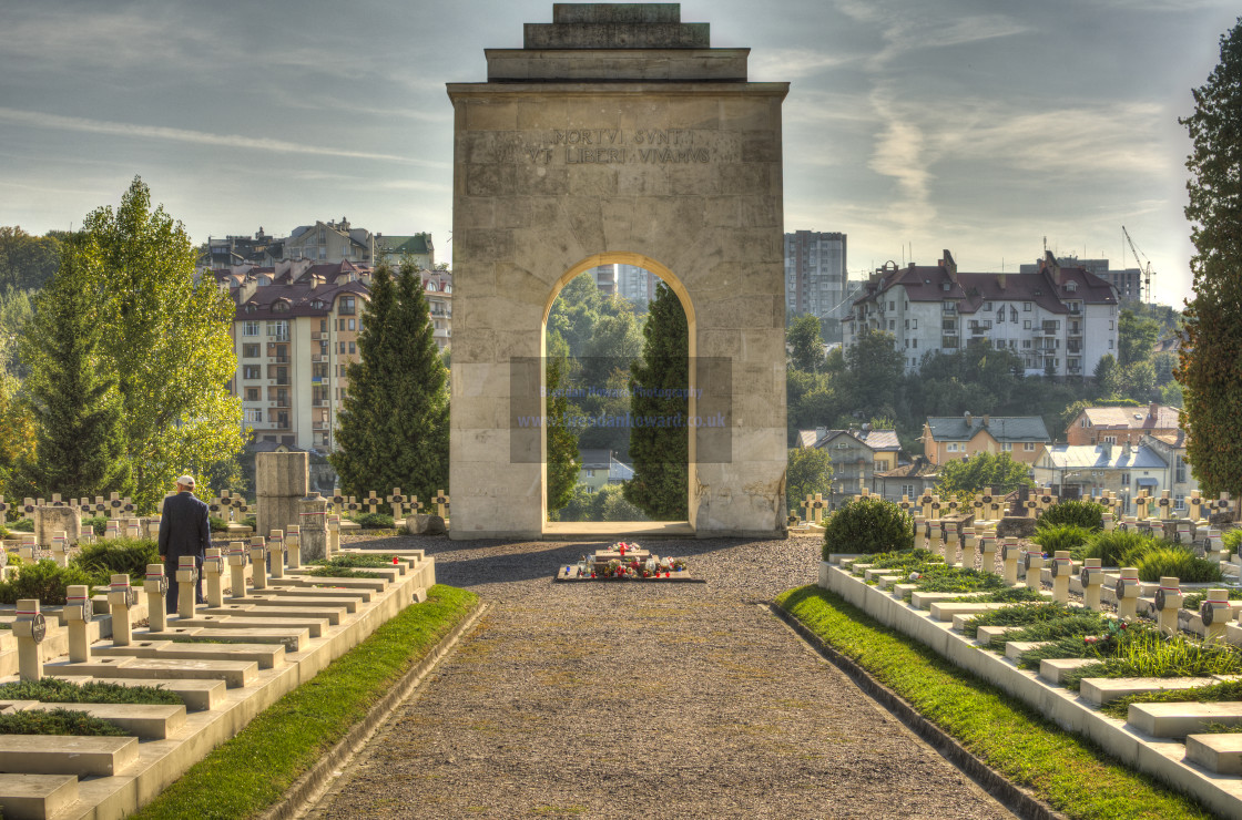 "Lychakiv Cemetery, Lviv" stock image