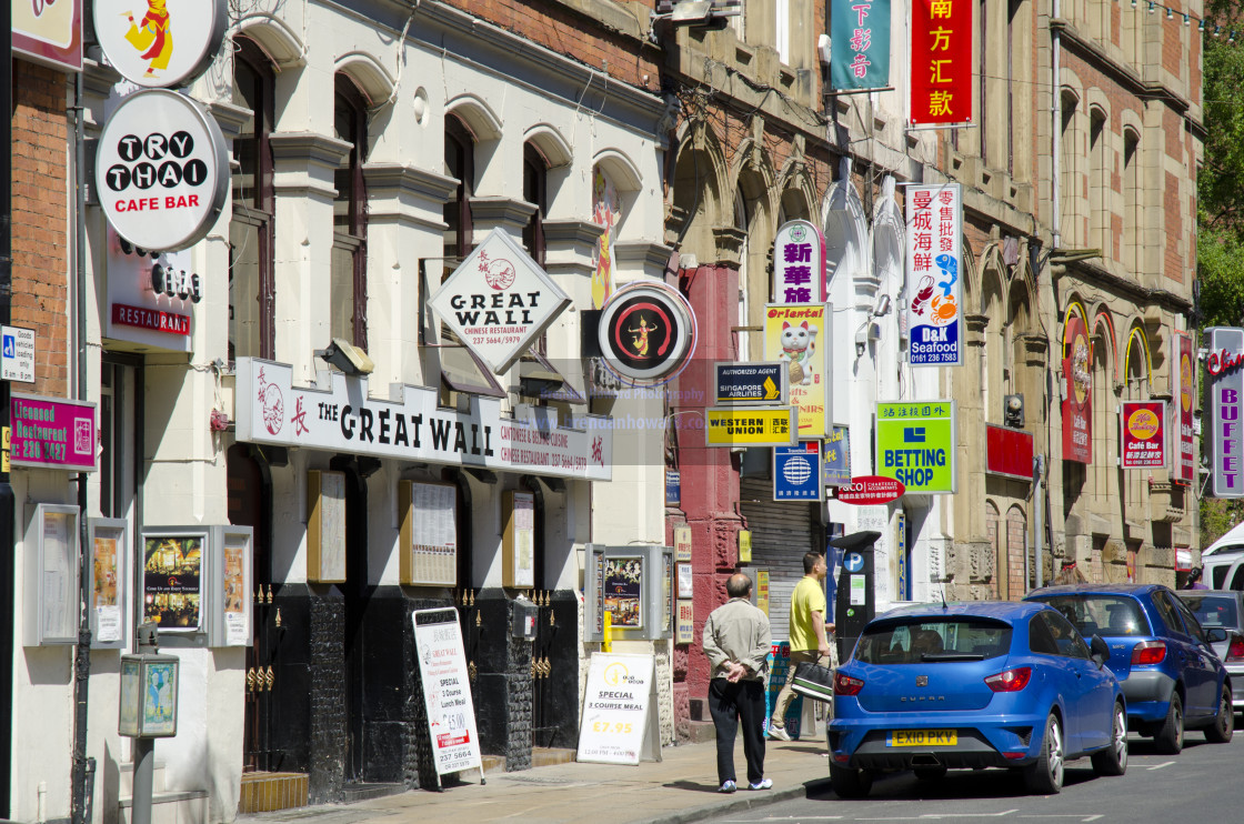 "Chinatown, Manchester" stock image