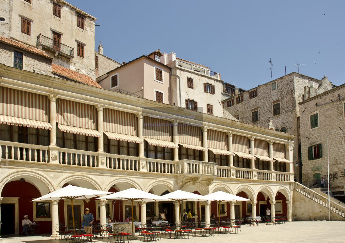 "Architecture, Sibenik, Croatia" stock image