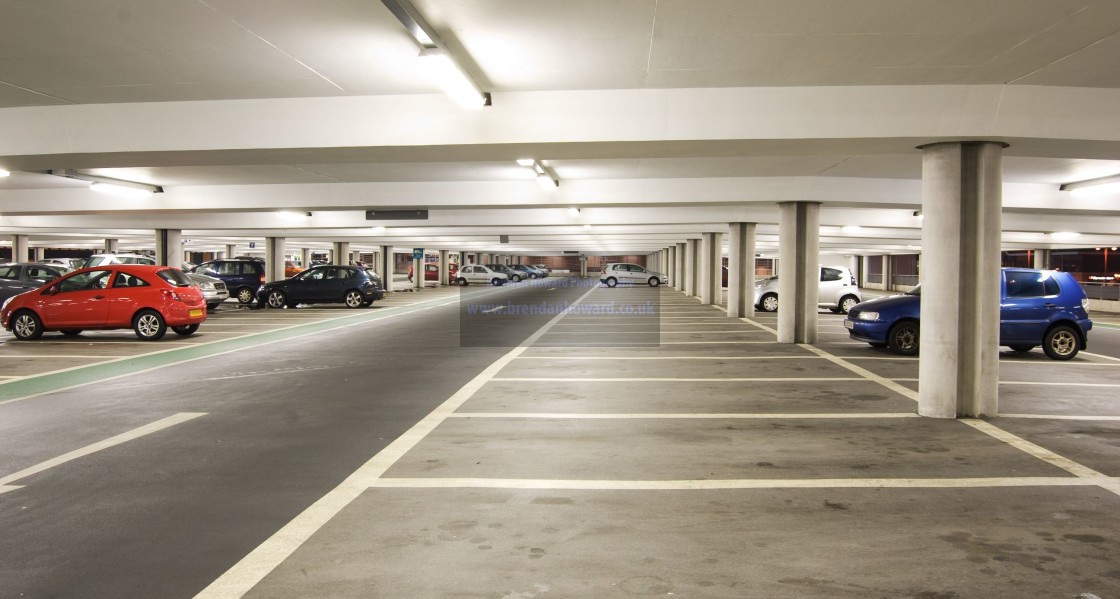 "Car Park Interior" stock image