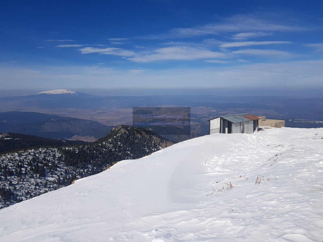 "View North from Borovets Ski Area, Bulgaria" stock image