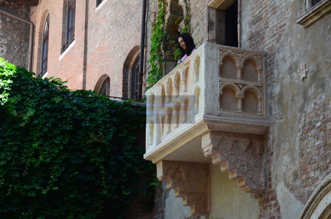 "Juliet Balcony, Verona, Italy" stock image