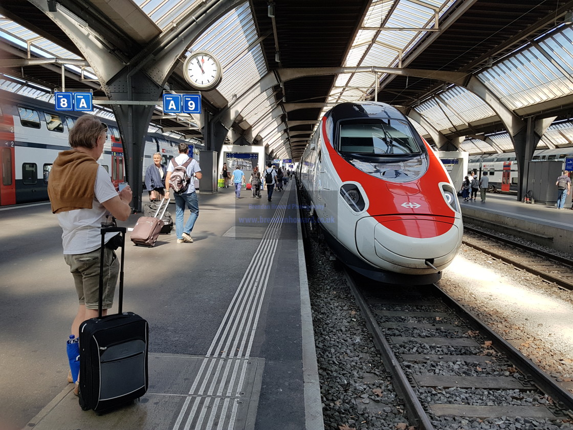 "Zurich Railway Station" stock image