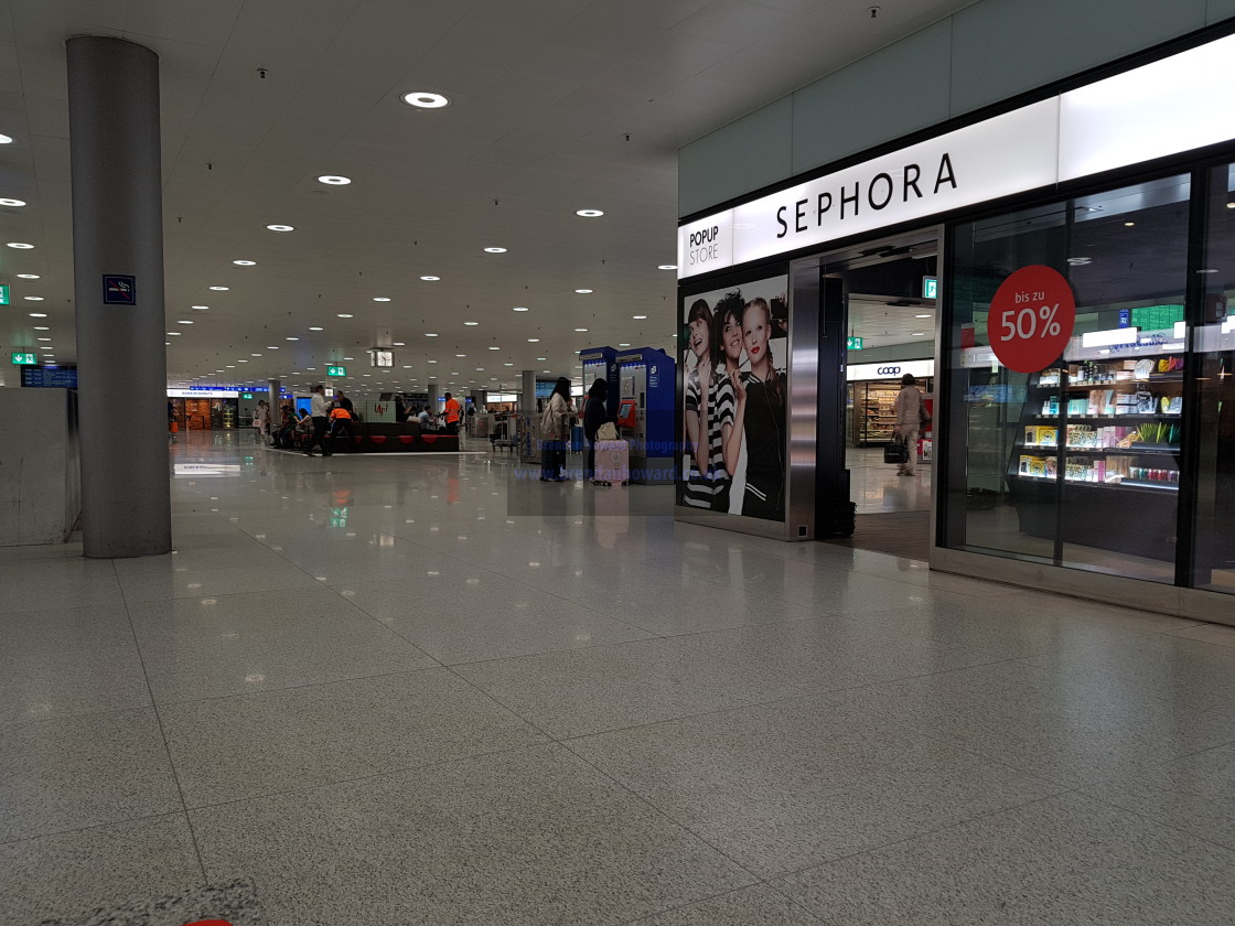 "Sephora store, Zurich Railway Station" stock image