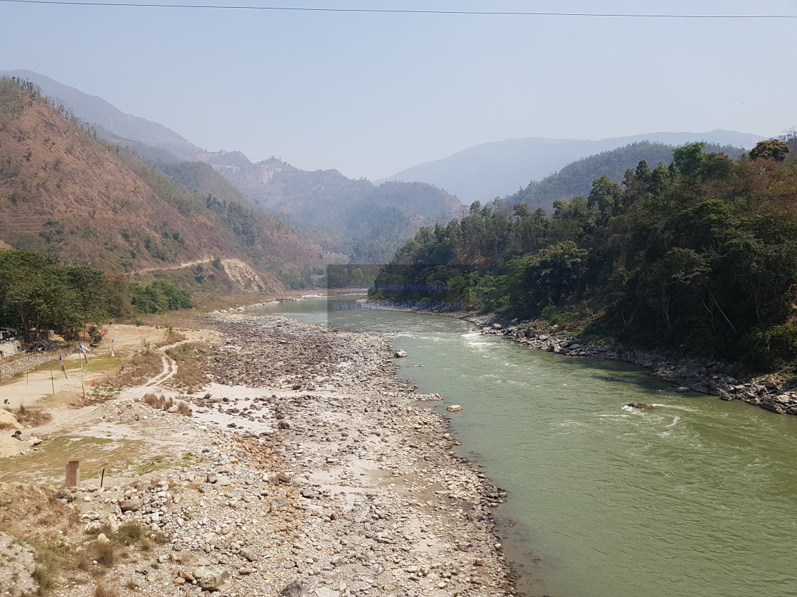 "Trishuli River, Nepal" stock image