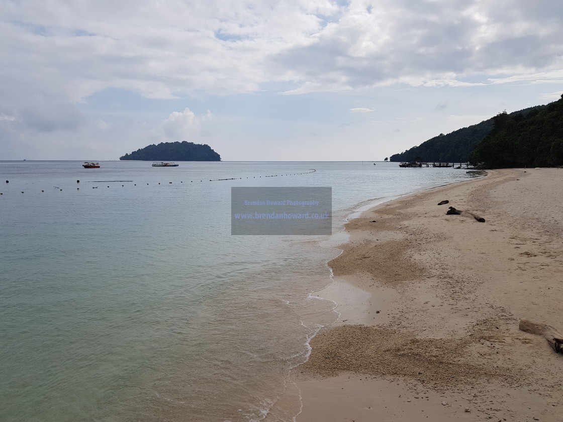 "Manukan Island, Malaysia" stock image