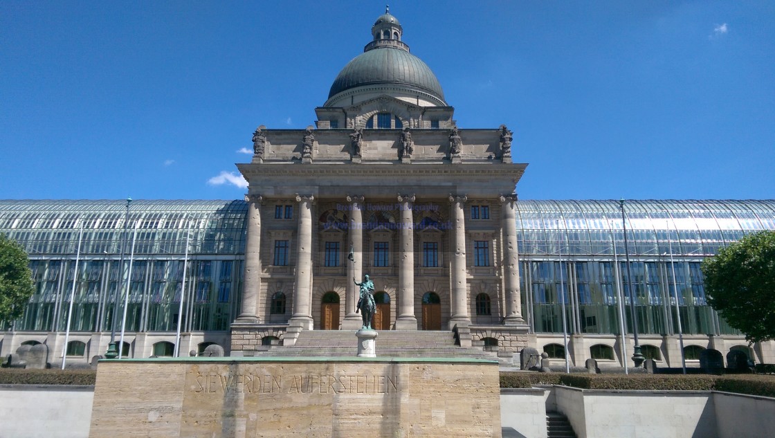 "Bavarian State Chancellery, Munich" stock image