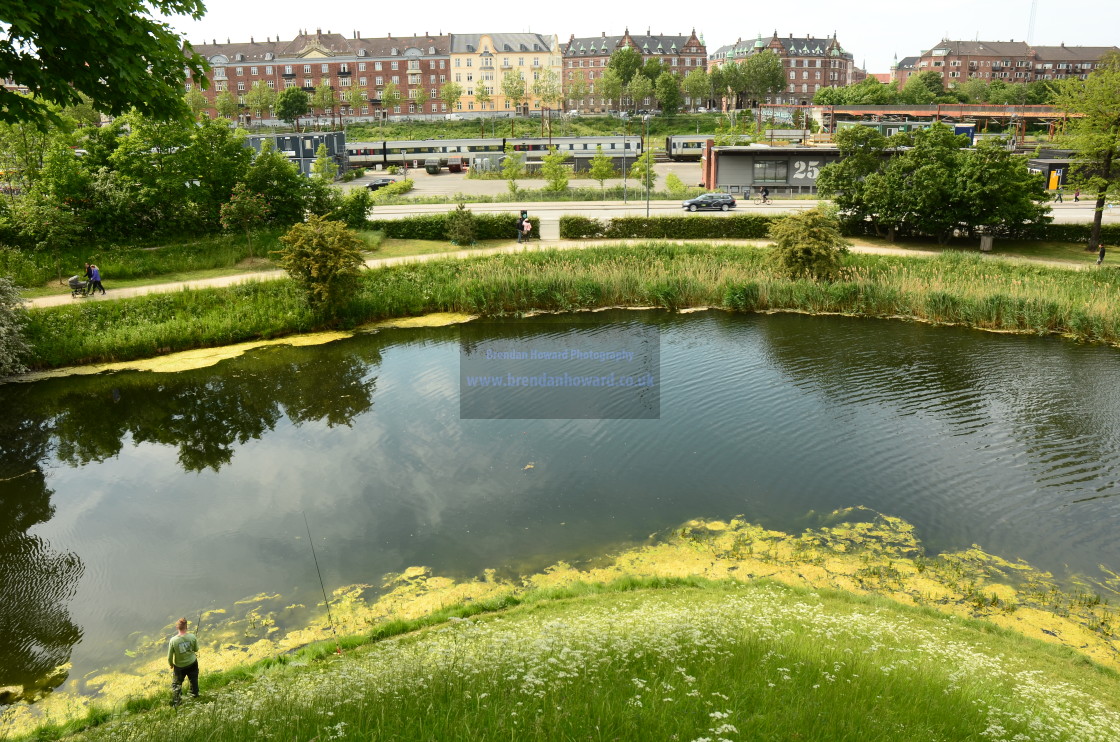 "View from Kastellet, Copenhagen, Denmark" stock image