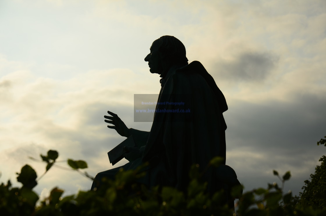 "Hans Christian Andersen Statue, Copenhagen" stock image