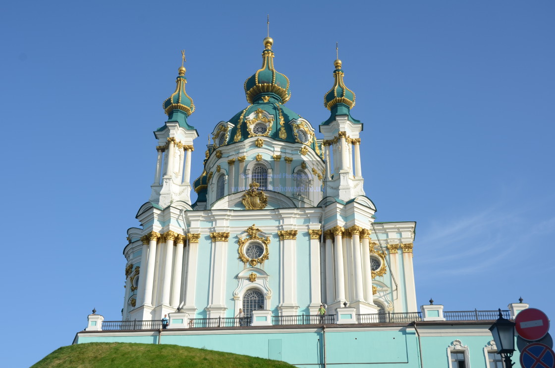 "St. Andrew's Church, Kyiv" stock image