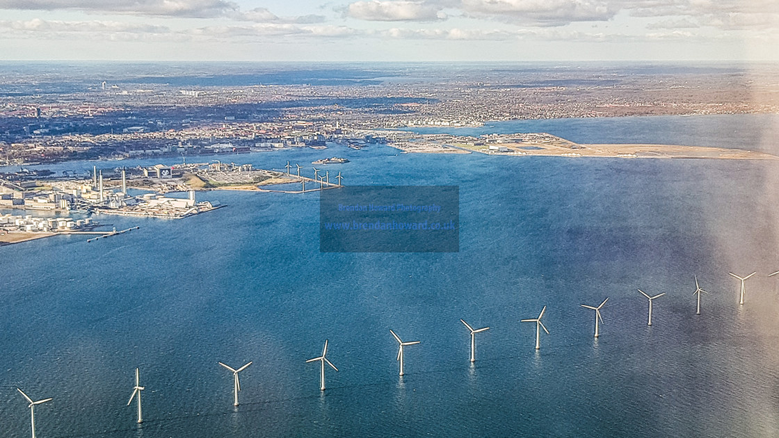 "Wind Turbines, Copenhagen" stock image